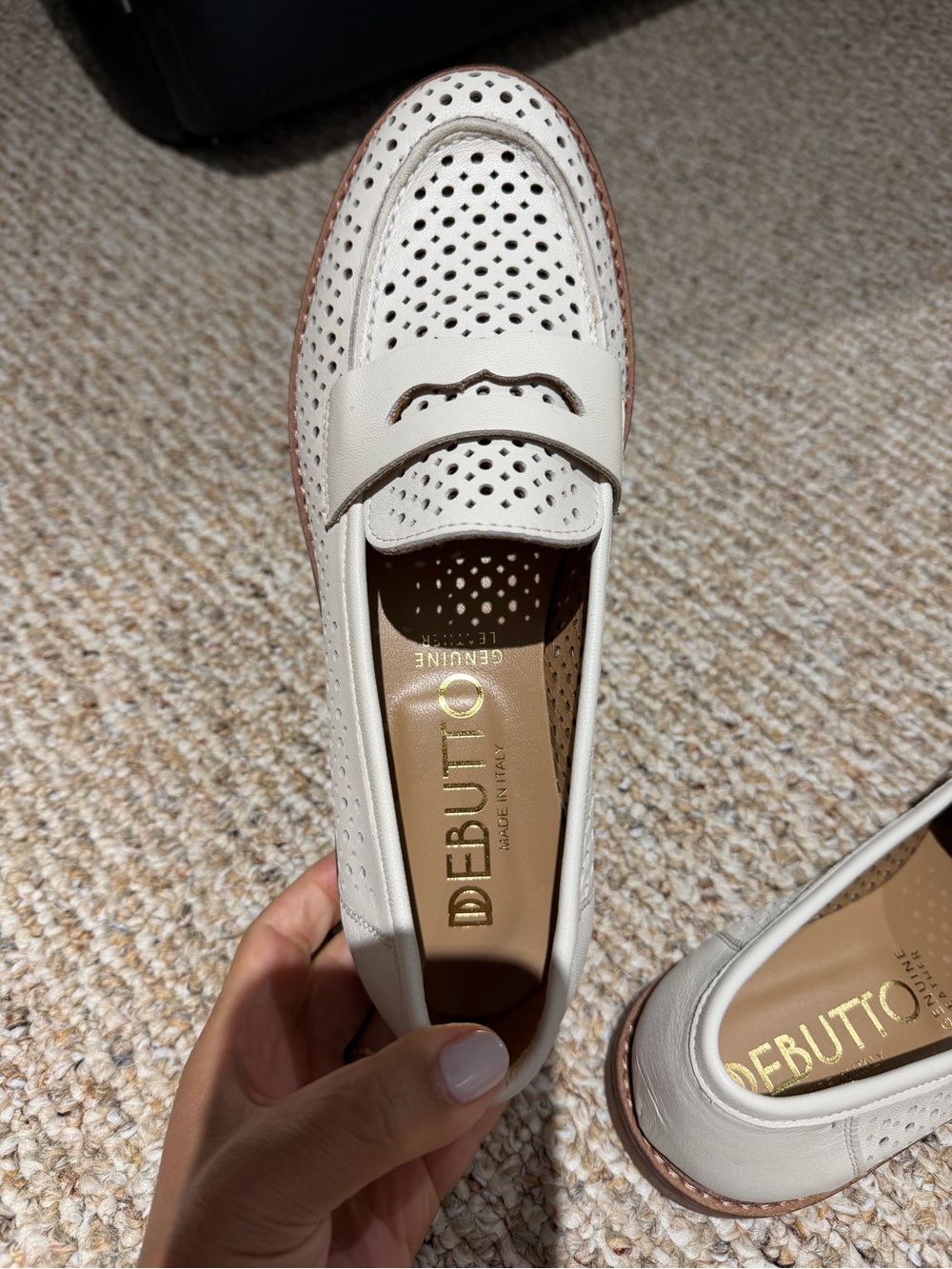 White leather loafer - Picture 2 of 4